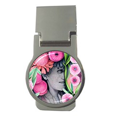 Aesthetics Tropical Flowers Money Clips (round)  by GardenOfOphir