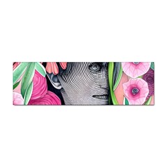 Aesthetics Tropical Flowers Sticker (bumper) by GardenOfOphir