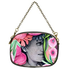 Aesthetics Tropical Flowers Chain Purse (one Side) by GardenOfOphir