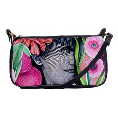 Aesthetics Tropical Flowers Shoulder Clutch Bag by GardenOfOphir