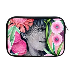 Aesthetics Tropical Flowers Apple Macbook Pro 17  Zipper Case by GardenOfOphir