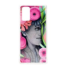 Aesthetics Tropical Flowers Samsung Galaxy Note 20 Tpu Uv Case