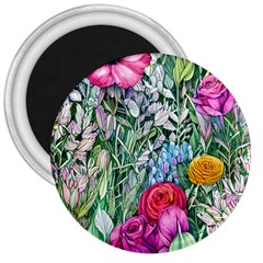 Cottagecore Tropical Flowers 3  Magnets by GardenOfOphir