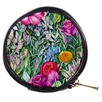 Cottagecore Tropical Flowers Mini Makeup Bag Front