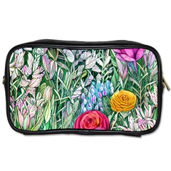 Cottagecore Tropical Flowers Toiletries Bag (two Sides) by GardenOfOphir