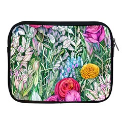 Cottagecore Tropical Flowers Apple Ipad 2/3/4 Zipper Cases by GardenOfOphir