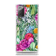 Cottagecore Tropical Flowers Samsung Galaxy Note 20 Tpu Uv Case by GardenOfOphir