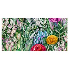 Cottagecore Tropical Flowers Banner And Sign 4  X 2  by GardenOfOphir