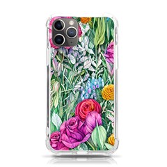 Cottagecore Tropical Flowers Iphone 11 Pro 5 8 Inch Tpu Uv Print Case by GardenOfOphir