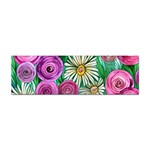 Tropical Flowers Pattern Sticker (Bumper) Front