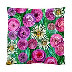 Tropical Flowers Pattern Standard Cushion Case (one Side) by GardenOfOphir