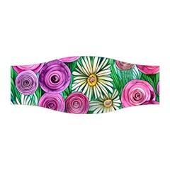 Tropical Flowers Pattern Stretchable Headband by GardenOfOphir