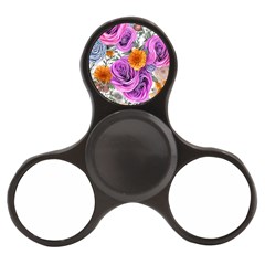 Country-chic Watercolor Flowers Finger Spinner by GardenOfOphir