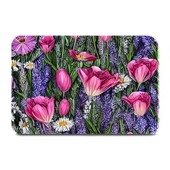 Cheerful Watercolor Flowers Plate Mats by GardenOfOphir