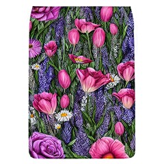 Cheerful Watercolor Flowers Removable Flap Cover (l) by GardenOfOphir