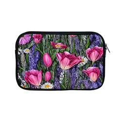 Cheerful Watercolor Flowers Apple Macbook Pro 13  Zipper Case by GardenOfOphir