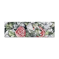 Retro Topical Botanical Flowers Sticker Bumper (10 Pack) by GardenOfOphir