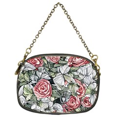 Retro Topical Botanical Flowers Chain Purse (one Side) by GardenOfOphir