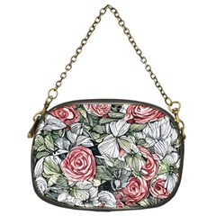 Retro Topical Botanical Flowers Chain Purse (two Sides) by GardenOfOphir