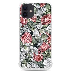 Retro Topical Botanical Flowers Iphone 12/12 Pro Tpu Uv Print Case by GardenOfOphir