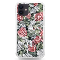 Retro Topical Botanical Flowers Iphone 12 Mini Tpu Uv Print Case	 by GardenOfOphir