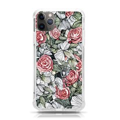 Retro Topical Botanical Flowers Iphone 11 Pro Max 6 5 Inch Tpu Uv Print Case by GardenOfOphir