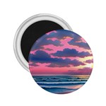 Sunset Over The Beach 2.25  Magnets Front