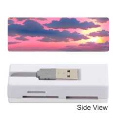 Sunset Over The Beach Memory Card Reader (stick) by GardenOfOphir