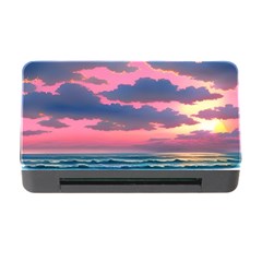 Sunset Over The Beach Memory Card Reader With Cf by GardenOfOphir