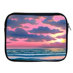 Sunset Over The Beach Apple Ipad 2/3/4 Zipper Cases by GardenOfOphir