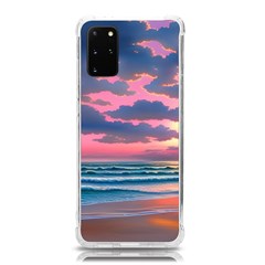 Sunset Over The Beach Samsung Galaxy S20plus 6 7 Inch Tpu Uv Case by GardenOfOphir