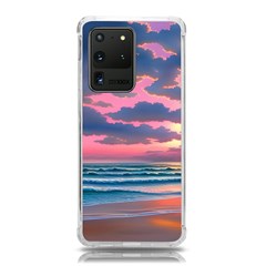 Sunset Over The Beach Samsung Galaxy S20 Ultra 6 9 Inch Tpu Uv Case