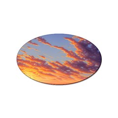 Summer Sunset Over Beach Sticker Oval (10 Pack) by GardenOfOphir