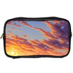 Summer Sunset Over Beach Toiletries Bag (Two Sides) Back