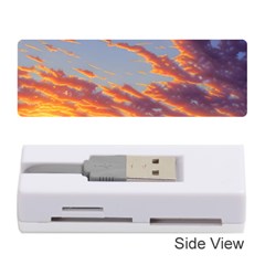 Summer Sunset Over Beach Memory Card Reader (stick) by GardenOfOphir