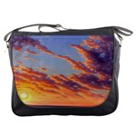 Summer Sunset Over Beach Messenger Bag Front