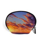 Summer Sunset Over Beach Accessory Pouch (Small) Front