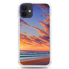 Summer Sunset Over Beach Iphone 12 Mini Tpu Uv Print Case	 by GardenOfOphir