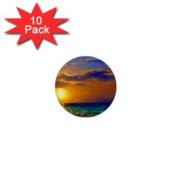 Nature Sunset 1  Mini Buttons (10 Pack)  by GardenOfOphir