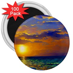 Nature Sunset 3  Magnets (100 Pack) by GardenOfOphir