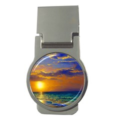 Nature Sunset Money Clips (round)  by GardenOfOphir