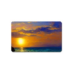 Nature Sunset Magnet (name Card) by GardenOfOphir