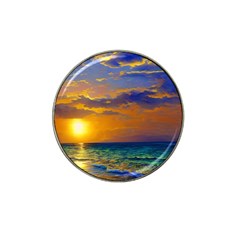 Nature Sunset Hat Clip Ball Marker by GardenOfOphir