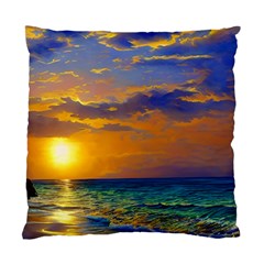 Nature Sunset Standard Cushion Case (two Sides) by GardenOfOphir