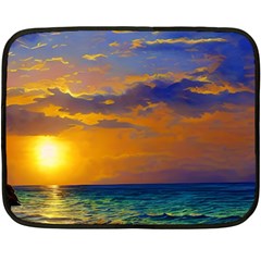 Nature Sunset Fleece Blanket (mini) by GardenOfOphir