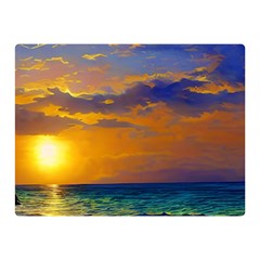 Nature Sunset Premium Plush Fleece Blanket (mini) by GardenOfOphir