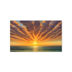 Waves At Sunset Sticker Rectangular (10 Pack) by GardenOfOphir