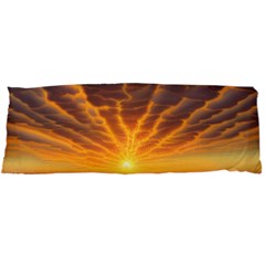 Waves At Sunset Body Pillow Case Dakimakura (two Sides) by GardenOfOphir