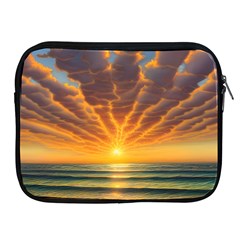 Waves At Sunset Apple Ipad 2/3/4 Zipper Cases by GardenOfOphir