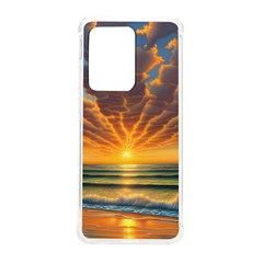 Waves At Sunset Samsung Galaxy S20 Ultra 6 9 Inch Tpu Uv Case by GardenOfOphir